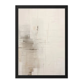 Neutral Abstract Wall Art, Modern Art Print, Beige Painting Texture, Minimalist Art Decor, Contemporary Home Decor, Framed Wall Decor - Tawshia